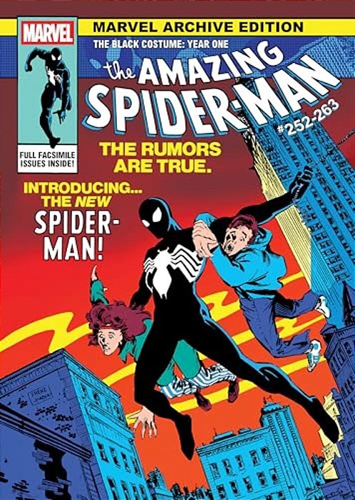 Marvel Archive Edition: Amazing Spider-Man - The Black Costume: Year One Gallery Edition Ron Frenz Original First Issue Cover-..
