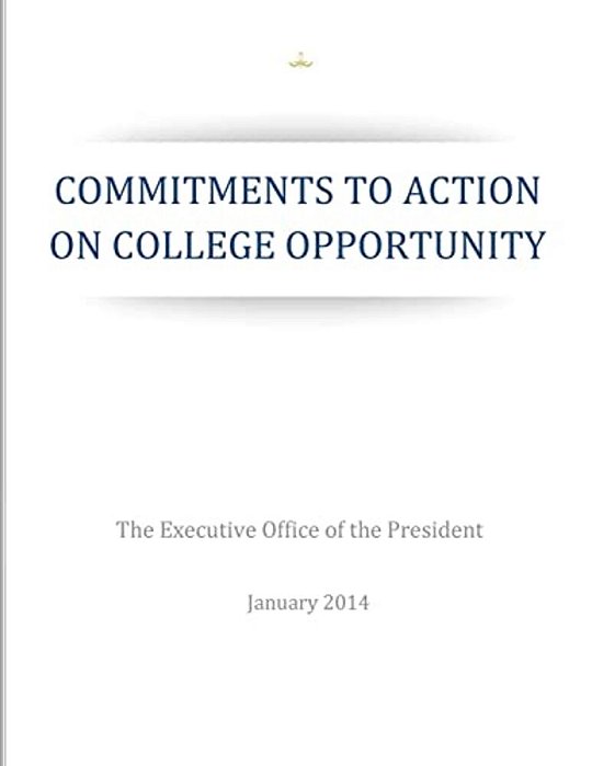 Commitments To Action On College Opportunity-..