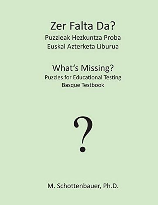 Zer Falta Da? Puzzleak Hezkuntza Proba: Euskal Azterketa Liburua-..