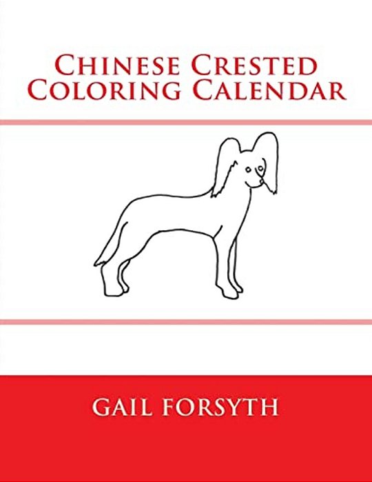 Chinese Crested Coloring Calendar-..