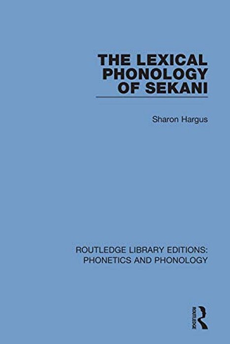 The Lexical Phonology Of Sekani-..