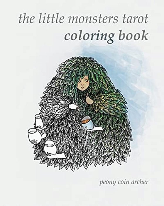 The Little Monsters Tarot Coloring Book-..