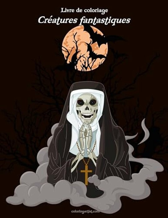 Livre De Coloriage Créatures Fantastiques 3-..