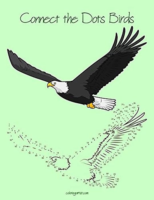 Connect The Dots Birds For Kids 1-..