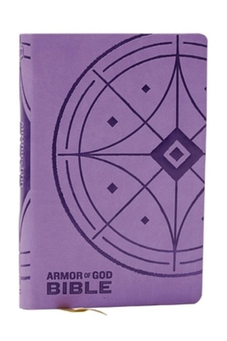 Nkjv Armor Of God Bible, Purple Leathersoft (Children's Bible, Red Letter, Comfort Print, Holy Bible): New King James Version-..