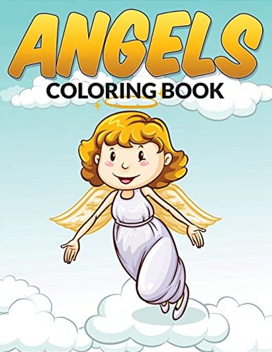 Angels Coloring Book-..