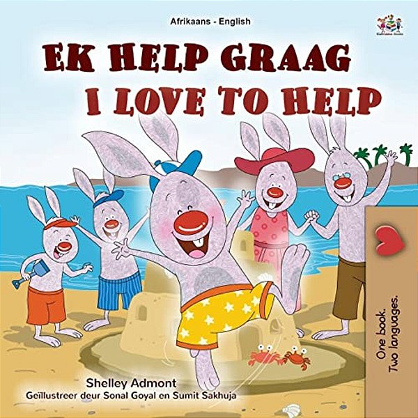 I Love To Help (Afrikaans English Bilingual Book For Kids)-..
