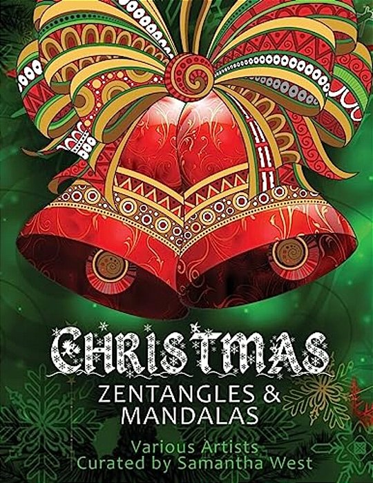 Christmas Zentangles And Mandalas: Coloring Books For Grown-Ups, Adult Relaxation-..