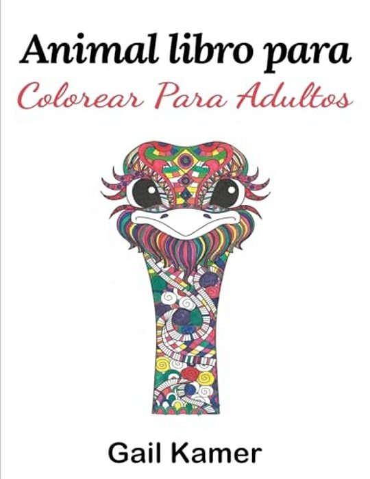 Animal Libro Para Colorear Para Adultos-..