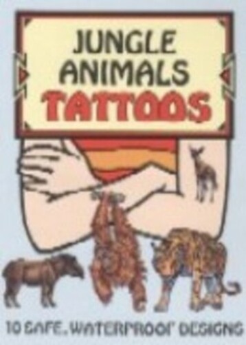Jungle Animals Tattoos - 10 Safe, Waterproof Designs-..