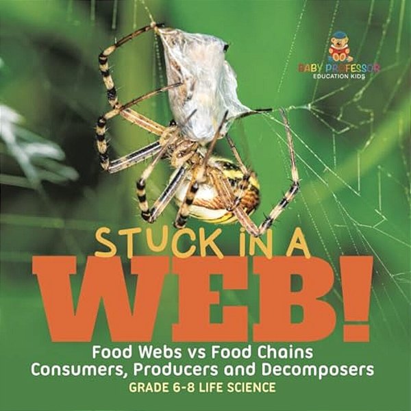 Stuck In A Web! Food Webs Vs Food Chains Consumers, Producers And Decomposers Grade 6-8 Life Science-..