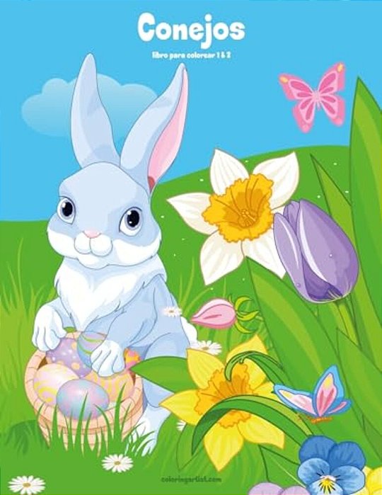 Conejos Libro Para Colorear 1 & 2-..