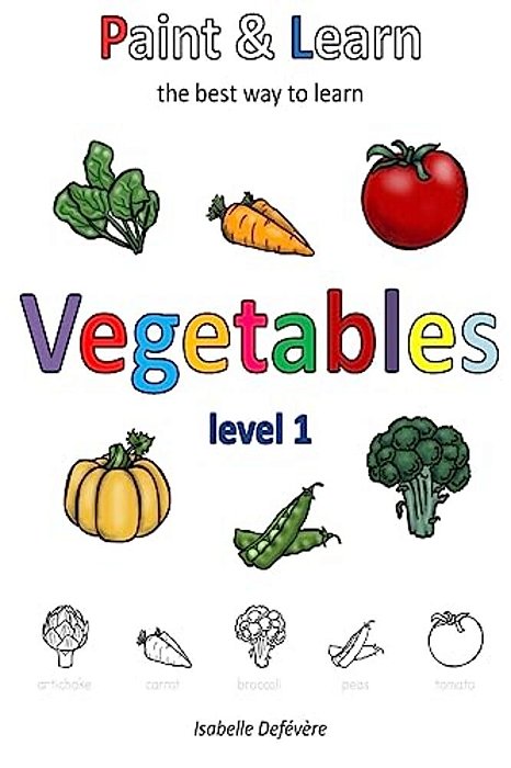 Paint & Learn: Vegetables (Level 1)-..
