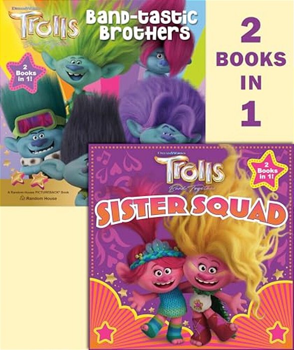 Trolls Band Together: Sister Squad/Band-Tastic Brothers (Dreamworks Trolls)-..