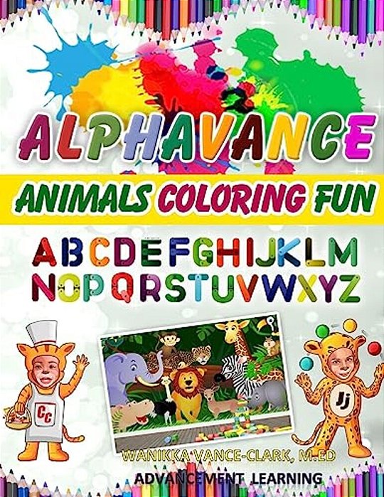 Alphavance Animal Coloring Fun-..