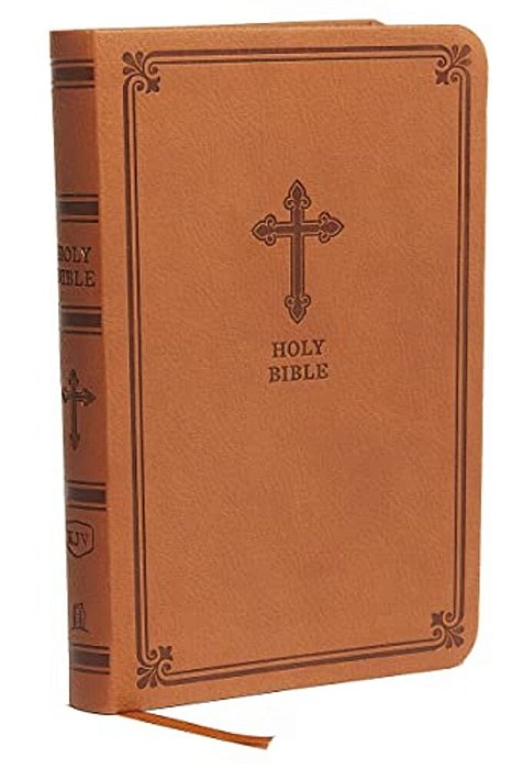 Kjv, Value Thinline Bible, Compact, Leathersoft, Brown, Red Letter Edition, Comfort Print-..