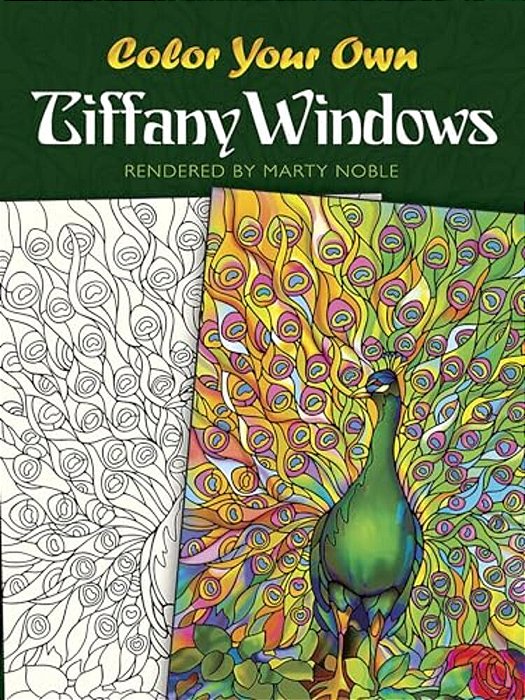 Color Your Own Tiffany Windows-..