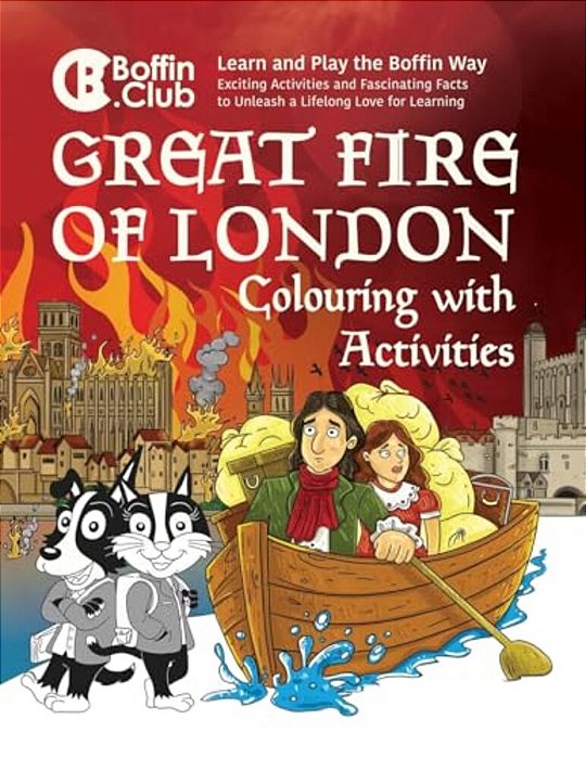 Great Fire Of London Colouring And Activity Book-..