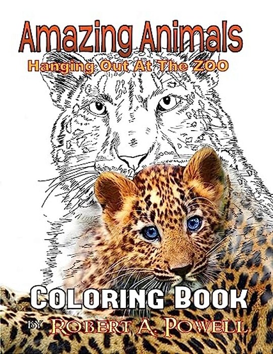 Amazing Animals: Coloring Book-..