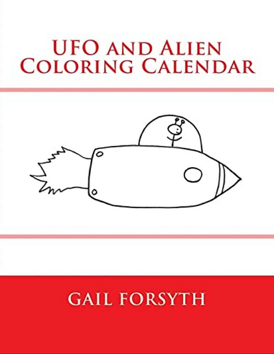 Ufo And Alien Coloring Calendar-..