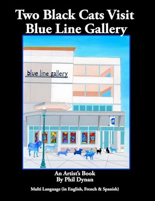 Two Black Cats At The Blue Line Gallery-..