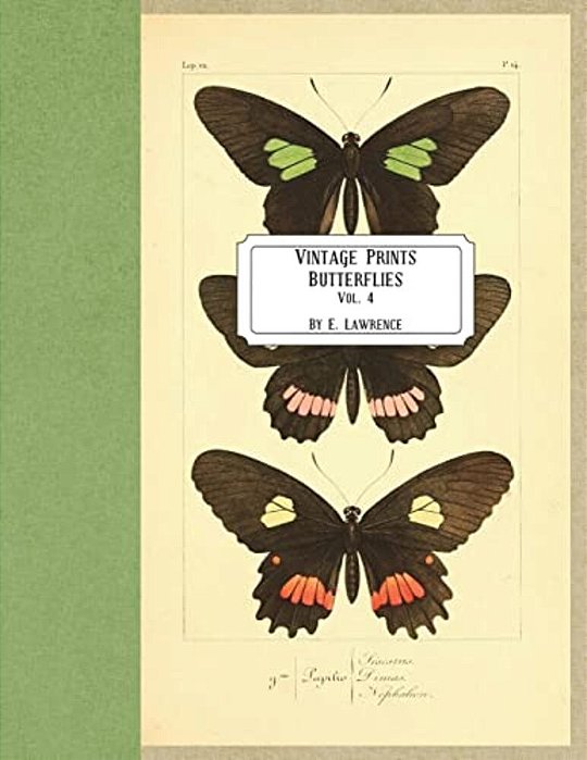 Vintage Prints: Butterflies: Vol. 4-..
