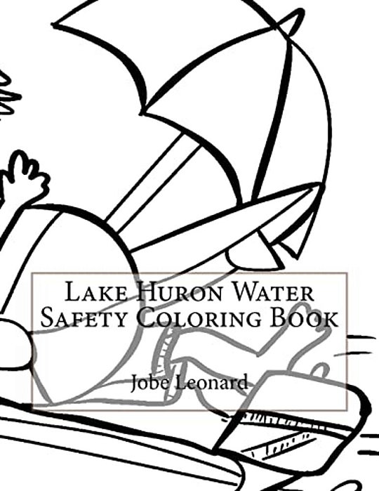 Lake Huron Water Safety Coloring Book-..