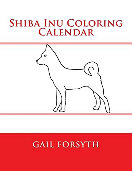 Shiba Inu Coloring Calendar-..