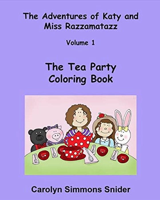 The Tea Party Coloring Book-..