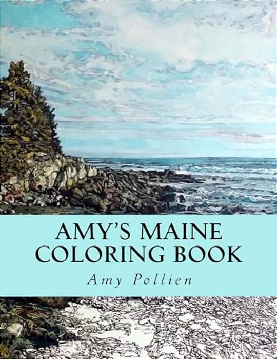 Amy's Maine Coloring Book: Book 1, Houses And Environs-..