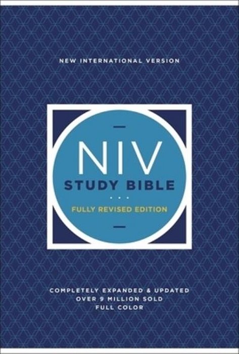 Niv Study Bible, Fully Revised Edition, Hardcover, Red Letter, Comfort Print-..