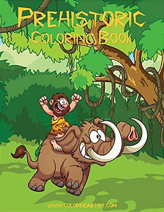 Prehistoric Coloring Book 1-..