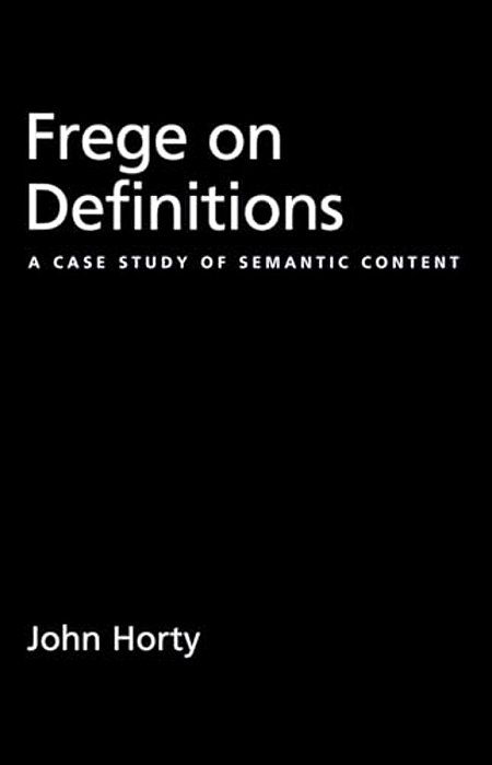 Frege On Definitions: A Case Study Of Semantic Content-..