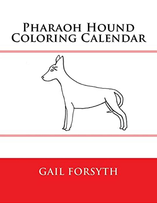 Pharaoh Hound Coloring Calendar-..