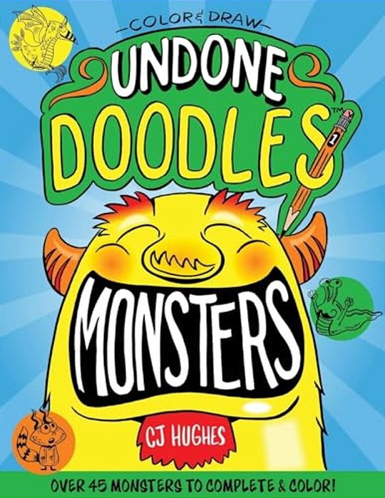 Color & Draw - Undone Doodles - Monsters-..