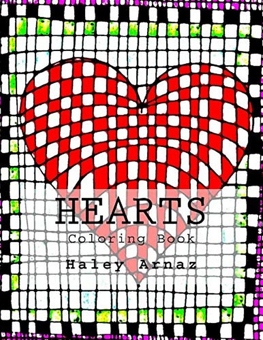 Hearts Coloring Book-..