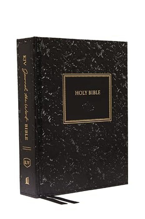 Kjv, Journal The Word Bible, Hardcover, Black, Red Letter Edition, Comfort Print: Reflect, Journal, Or Create Art Next To Your Favorite Verses-..