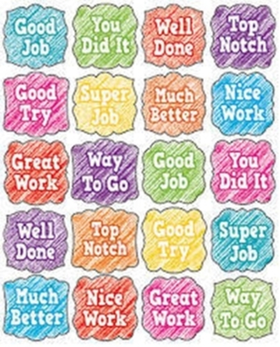 Scribble Stickers - 120 Stickers - Tcr 3054-..