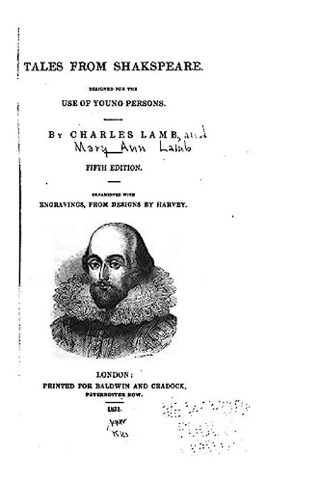 Tales From Shakspeare, Designed For The Use Of Young Persons-..
