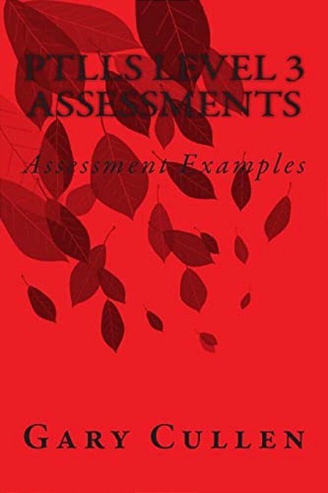 Ptlls Level 3 Assessments: Assessment Examples-..