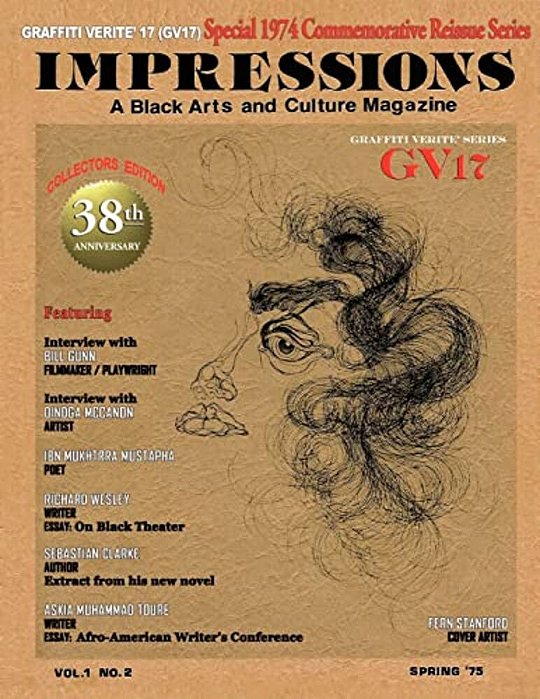 Graffiti Verite' 17 (Gv17) Special 1974 Commemorative Reissue Series Impressions A Black Arts And Culture Magazine-..
