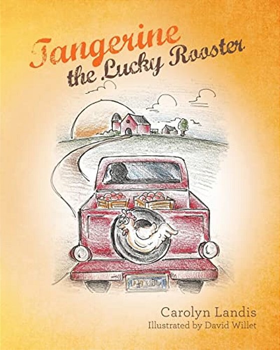 Tangerine The Lucky Rooster-..