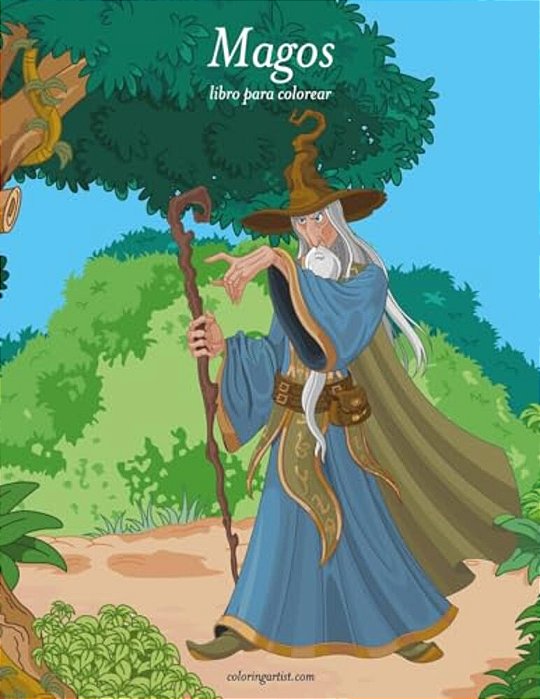 Magos Libro Para Colorear 1-..