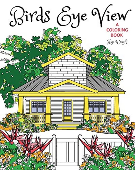 Birds Eye View Coloring Book-..