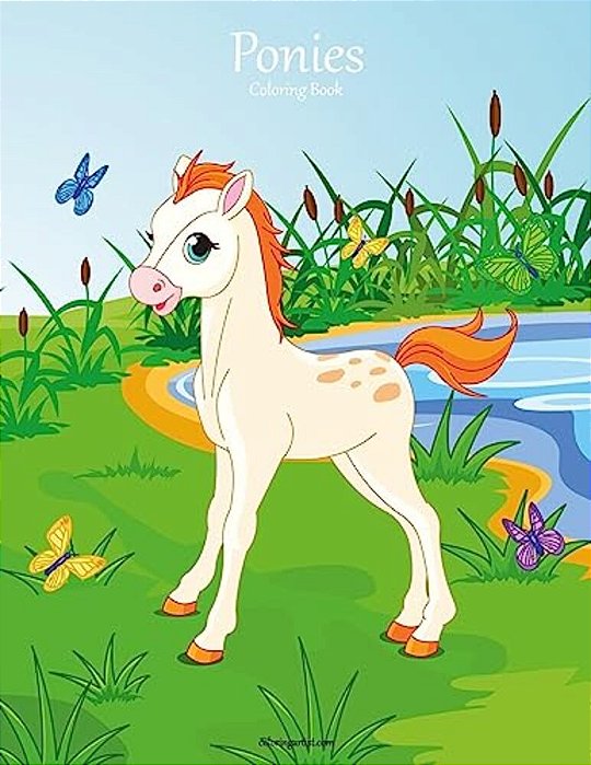 Ponies Coloring Book 1-..