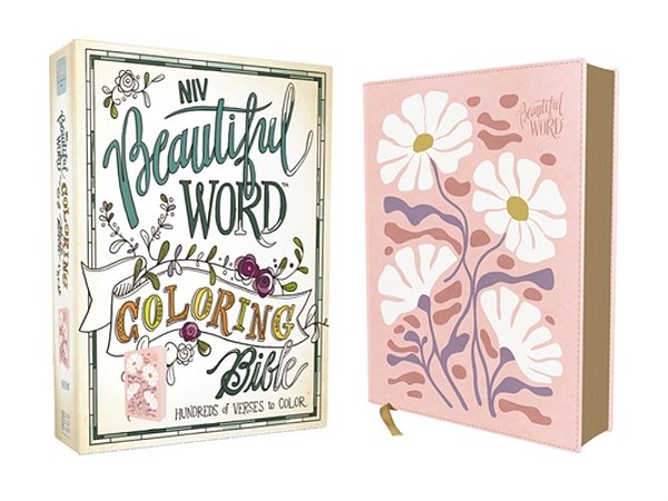 Niv, Beautiful Word Coloring Bible, Leathersoft, Pink: Hundreds Of Verses To Color-..