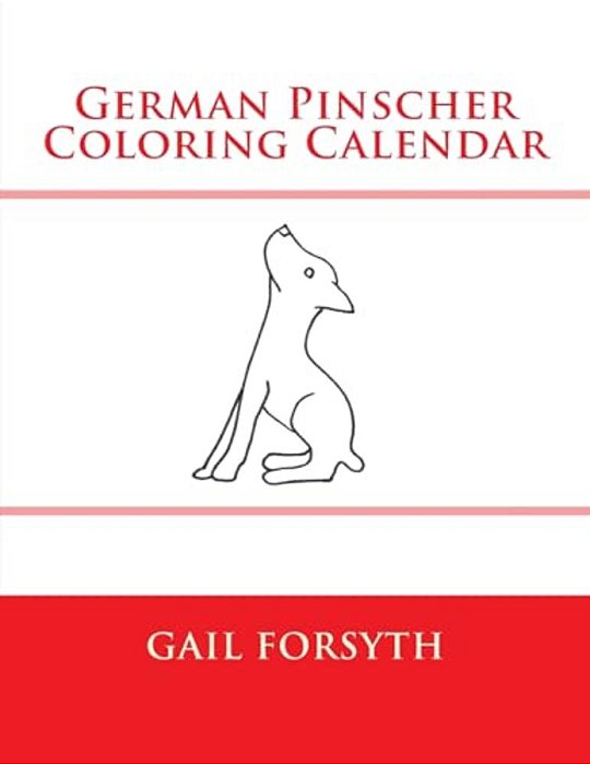 German Pinscher Coloring Calendar-..