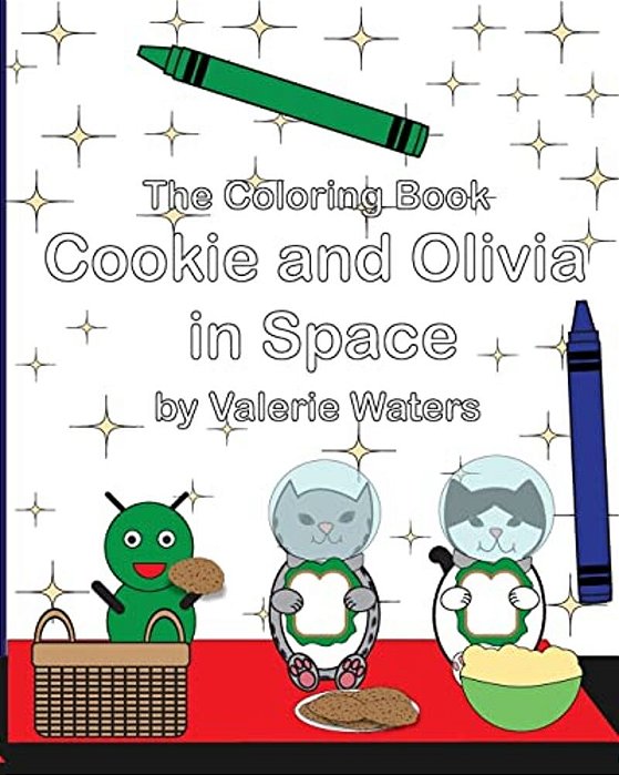 The Coloring Book: Cookie And Olivia In Space-..