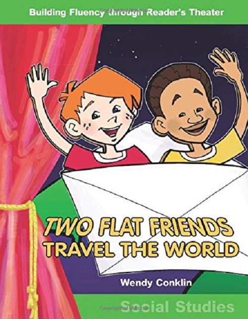 Two Flat Friends Travel The World - 6 Pack-..