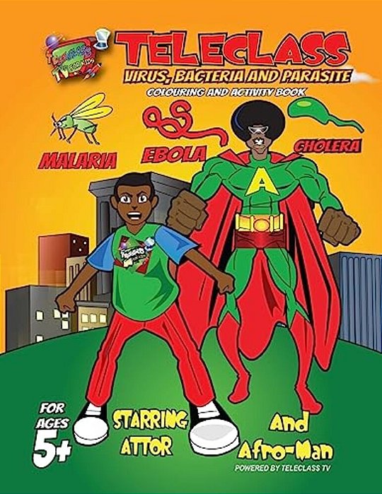 Teleclass Virus, Bacteria And Parasite Coloring Book-..